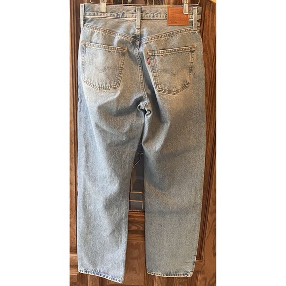 Levi’s 501 Men’s Light Wash Jeans 28x32 Button Fly NEW Big E Red Tab 100% Cotton - Picture 7 of 13